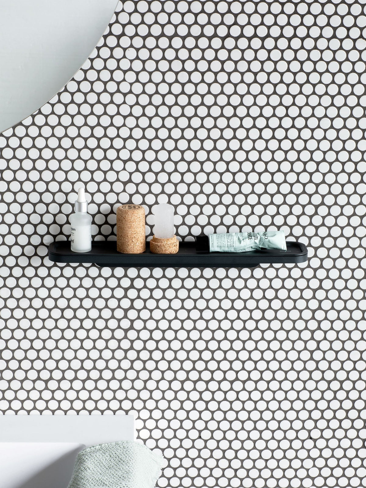 Brabantia MindSet bathroom shelf grey - British product