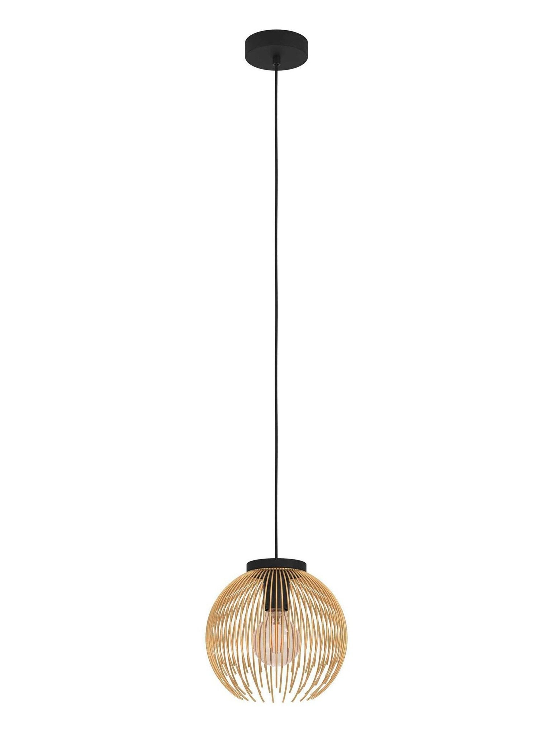 Eglo gold Venezuela metallic pendant ceiling light (British brand)