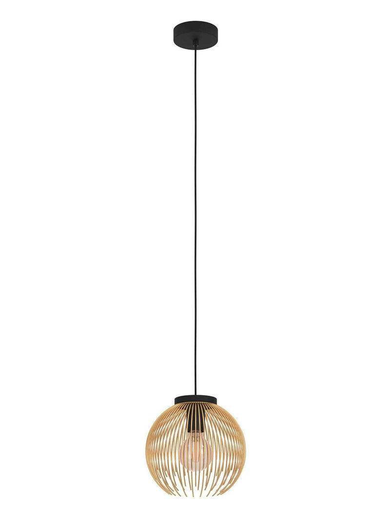 Eglo gold Venezuela metallic pendant ceiling light (British brand)