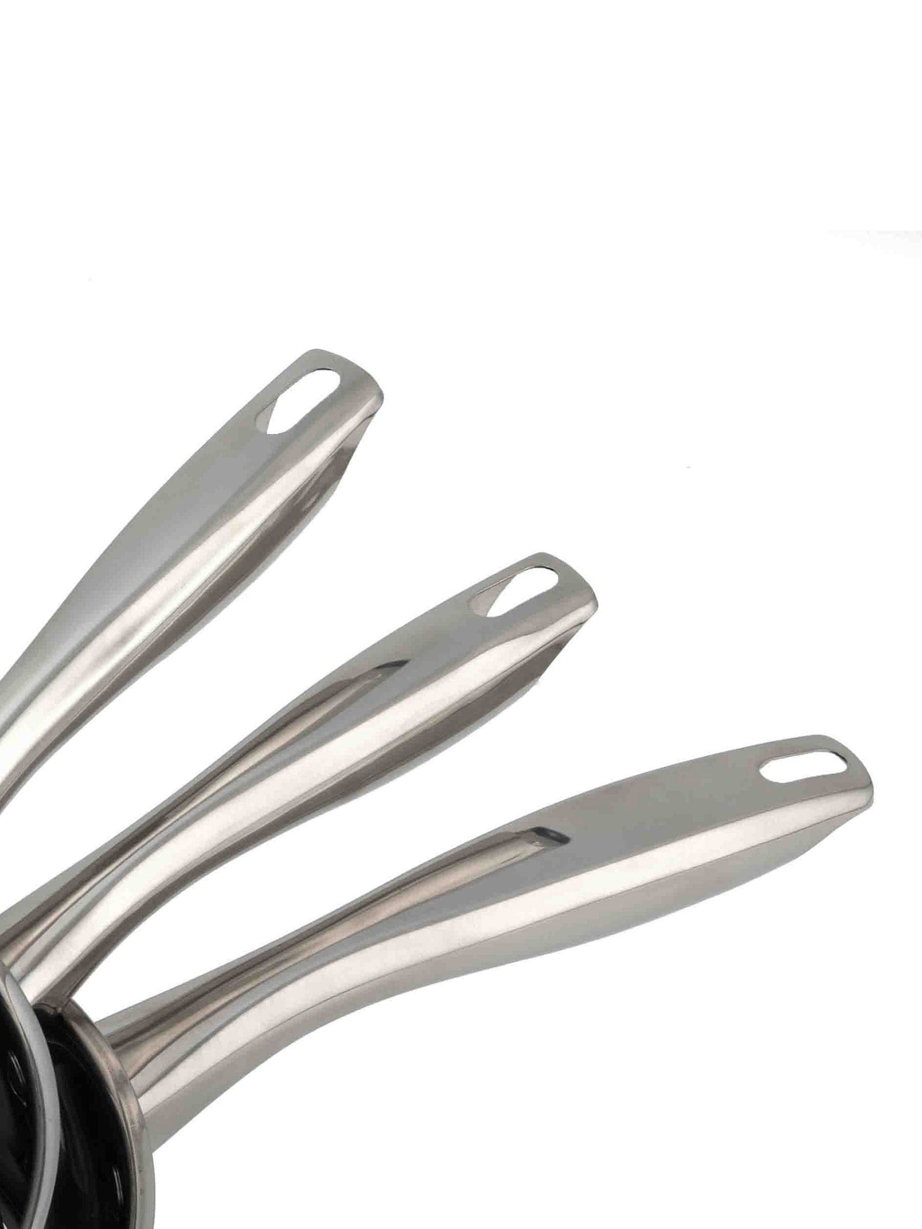Salter Timeless 5 Piece Stainless Steel Pan Set