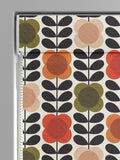 Orla Kiely tomato pink spot flower roman blinds, imported from the UK