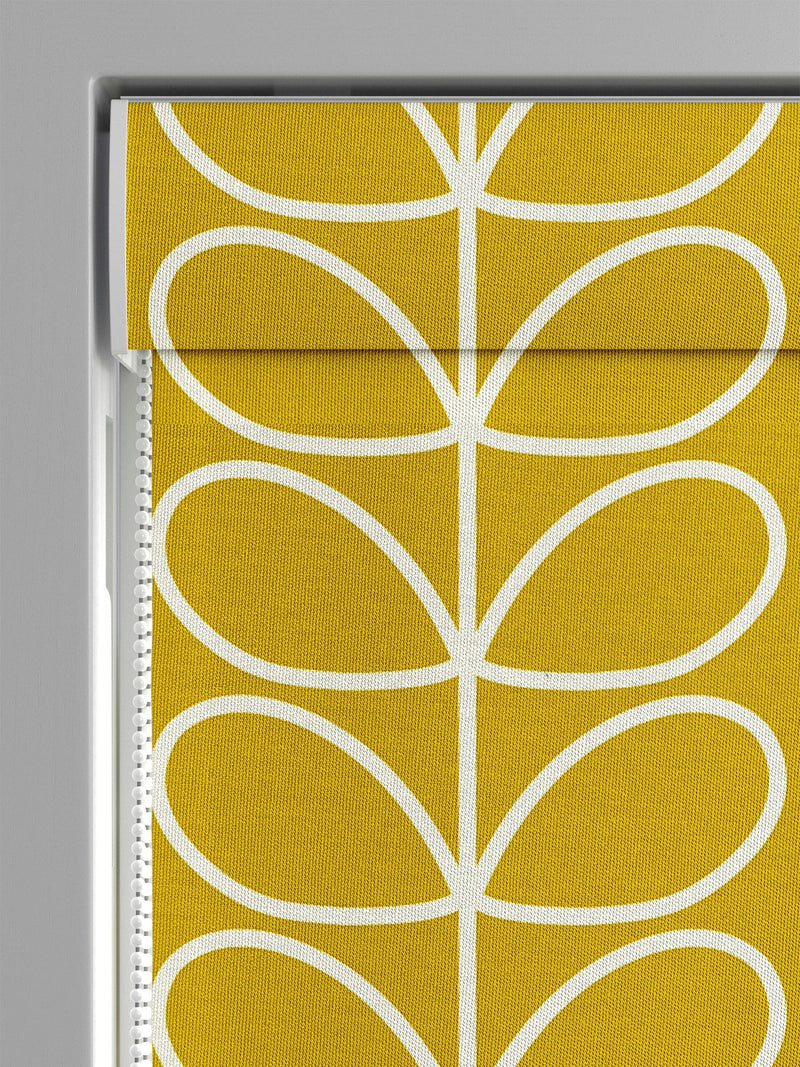 Orla Kiely sunflower Linear Stem Roman blind, imported from the UK