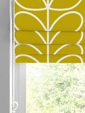 Orla Kiely sunflower Linear Stem Roman blind, imported from the UK