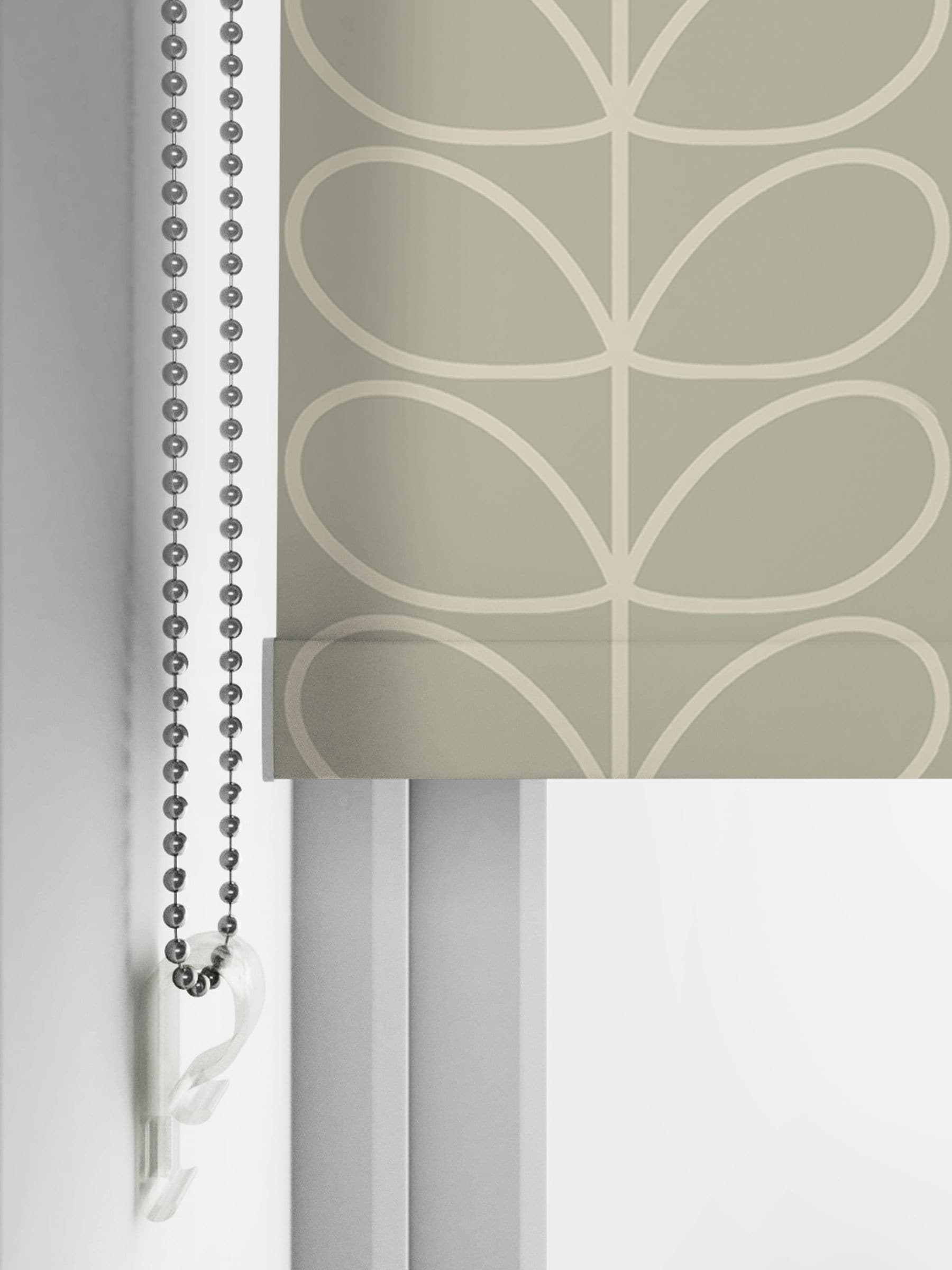 Orla Kiely jumbo linear stem pebble roller blind, UK version
