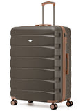 Flight Knight Ink Black 8 Wheel ABS Hard Case Suitcase 29 Inch