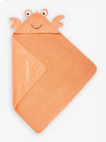 JoJo Maman Bébé personalised crab hooded towel 75x75cm, UK version