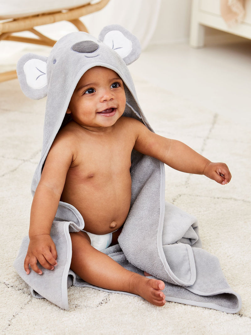 JoJo Maman Bébé personalised koala hooded towel 75x75cm (British brand)