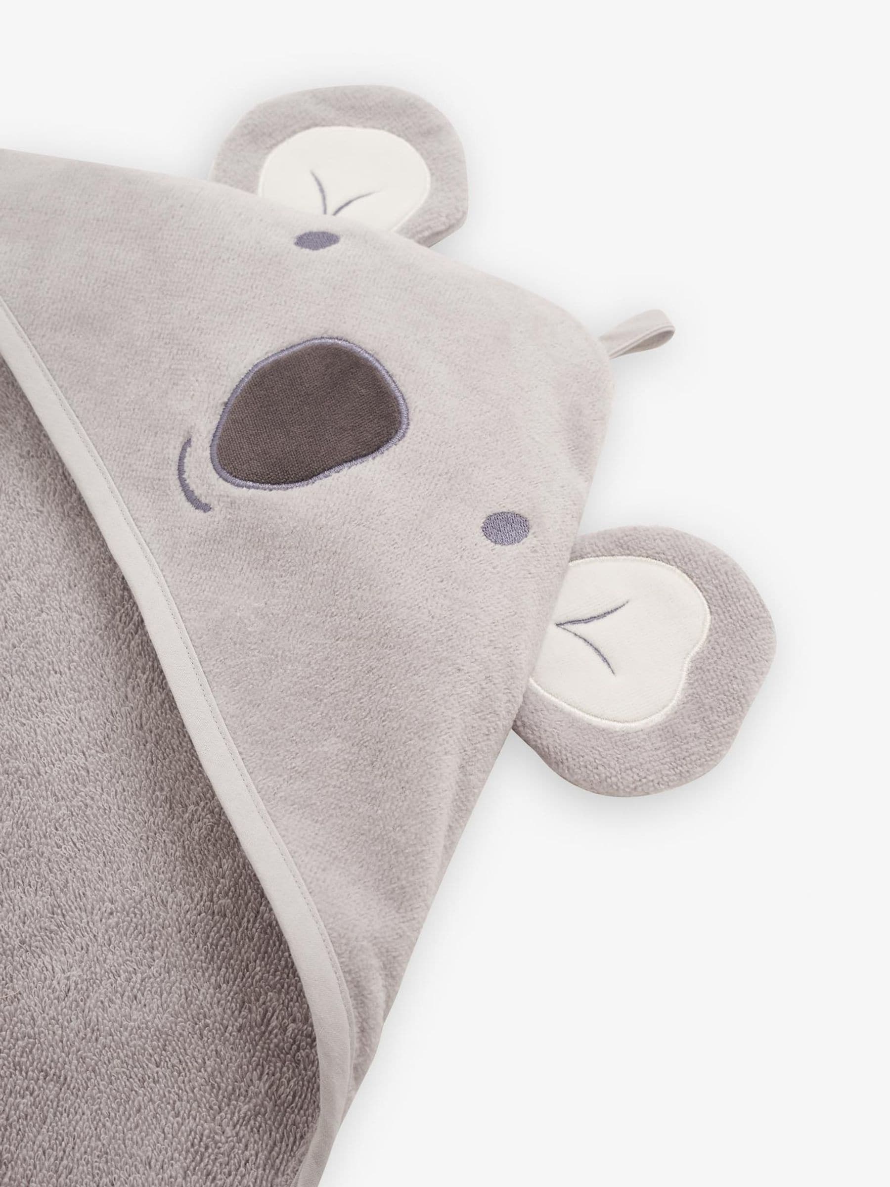 JoJo Maman Bébé personalised koala hooded towel 75x75cm (British brand)