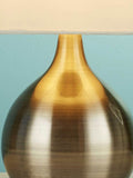 Searchlight Antique Brass Lucerne touch table lamp 29cm - British product