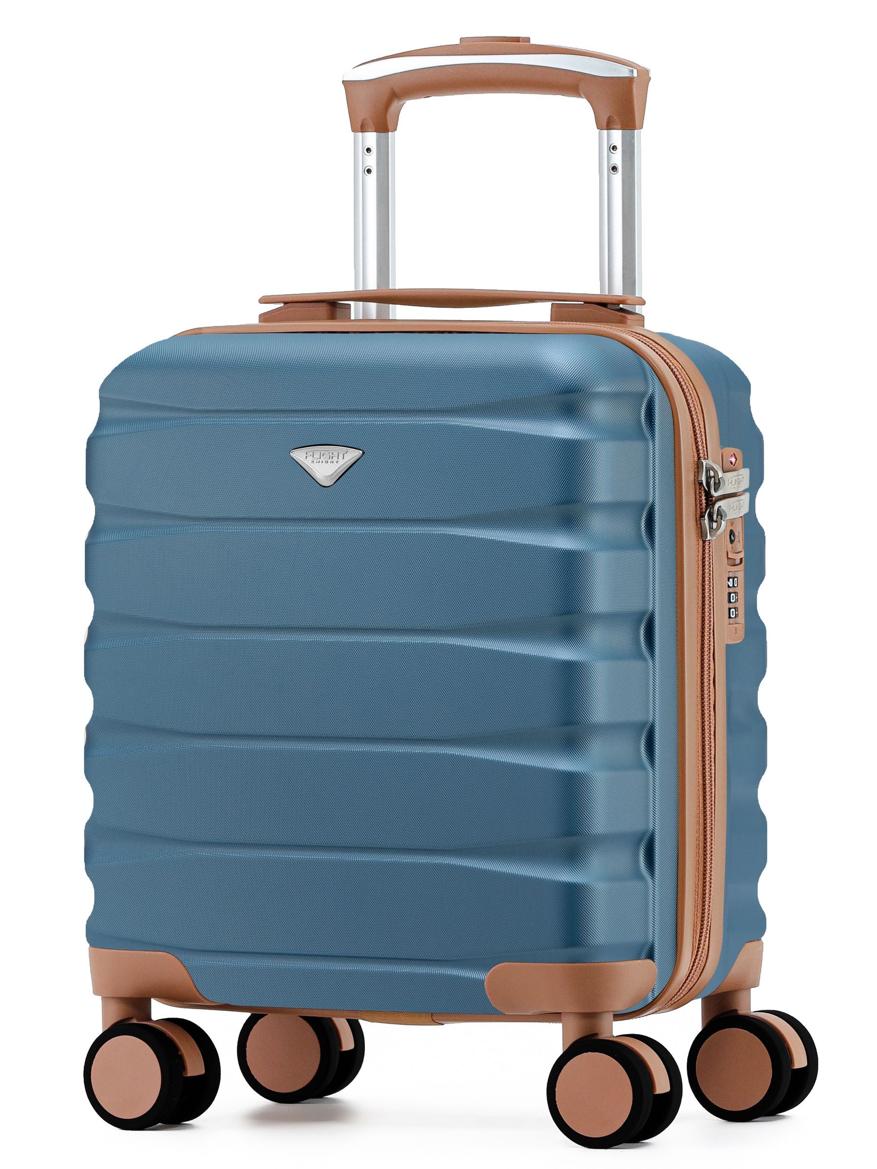 Flight Knight Cobalt Blue Hand Luggage Maximum Size Approved for Ryanair & Wizz Free Carry On Underseat Cabin Bag