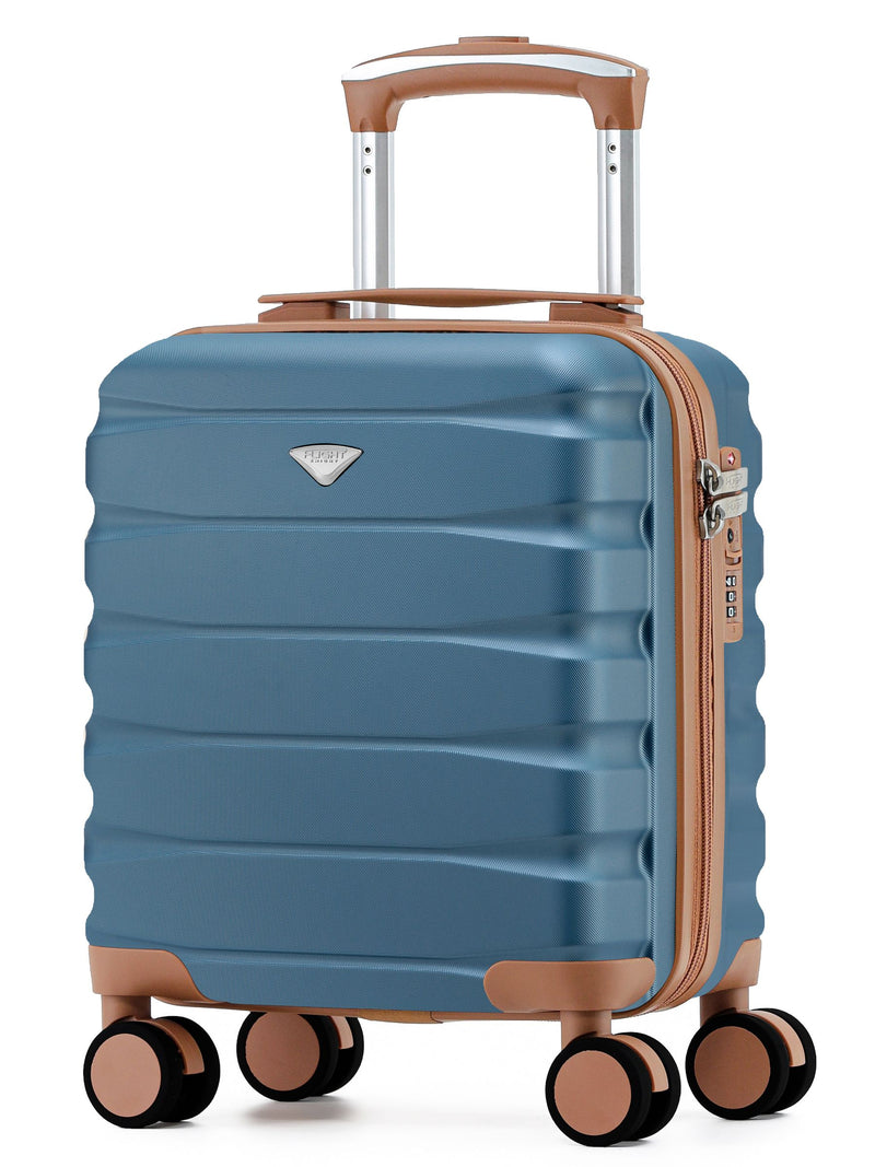 Flight Knight Cobalt Blue Hand Luggage Maximum Size Approved for Ryanair & Wizz Free Carry On Underseat Cabin Bag