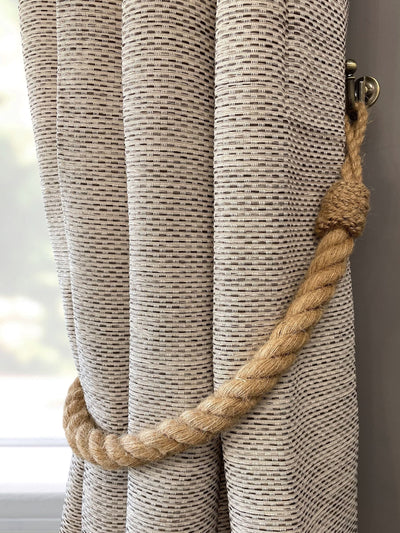 Next Laura Ashley Natural Jute Rope Tieback Pairs- Buy online at McGrocer