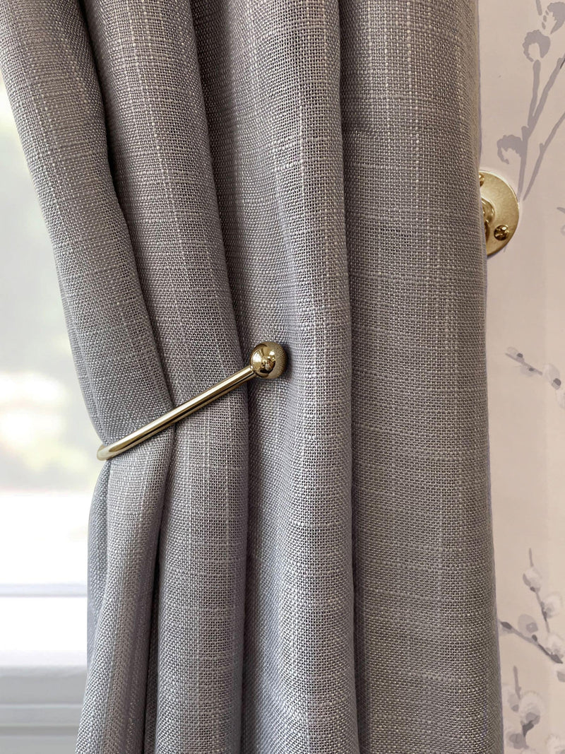 Laura Ashley swing holdbacks matt white set of 2 - British product