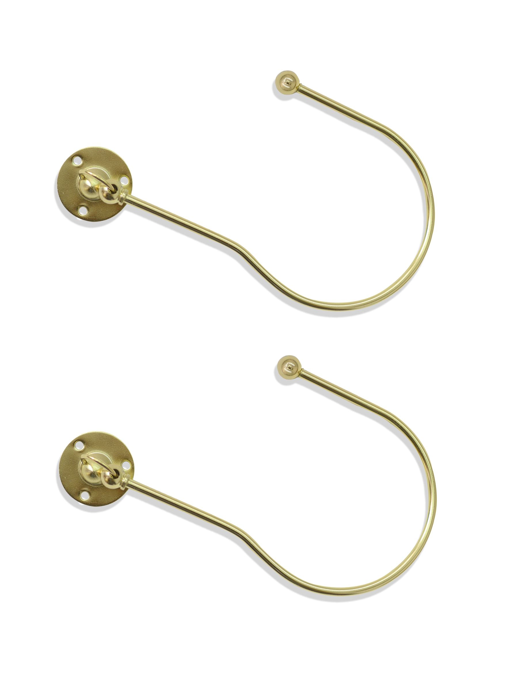 Laura Ashley swing holdbacks matt white set of 2 - British product