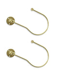 Laura Ashley swing holdbacks matt white set of 2 - British product