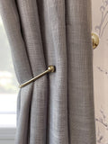 Laura Ashley swing holdbacks matt white set of 2 - British product