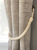 Laura Ashley cotton rope tiebacks pair (British brand)