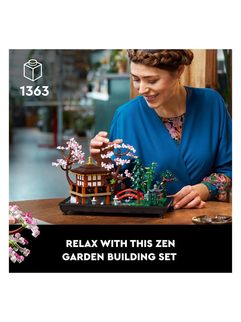 LEGO Icons Tranquil Garden building set 1363 pieces, imported from the UK