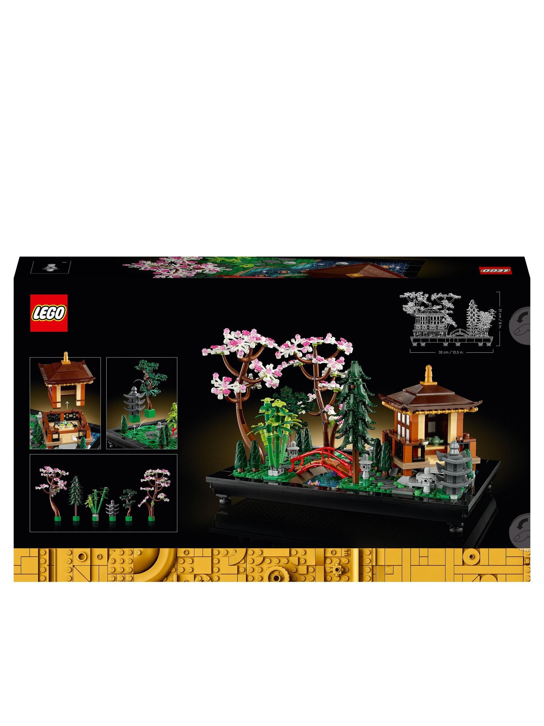 LEGO Icons Tranquil Garden building set 1363 pieces, imported from the UK