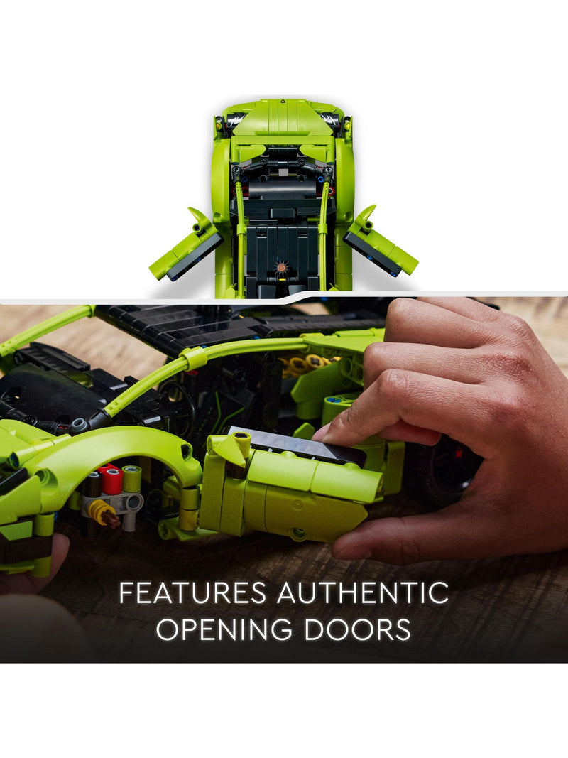 LEGO Technic Lamborghini Huracán Tecnica model car 806-piece set, UK version
