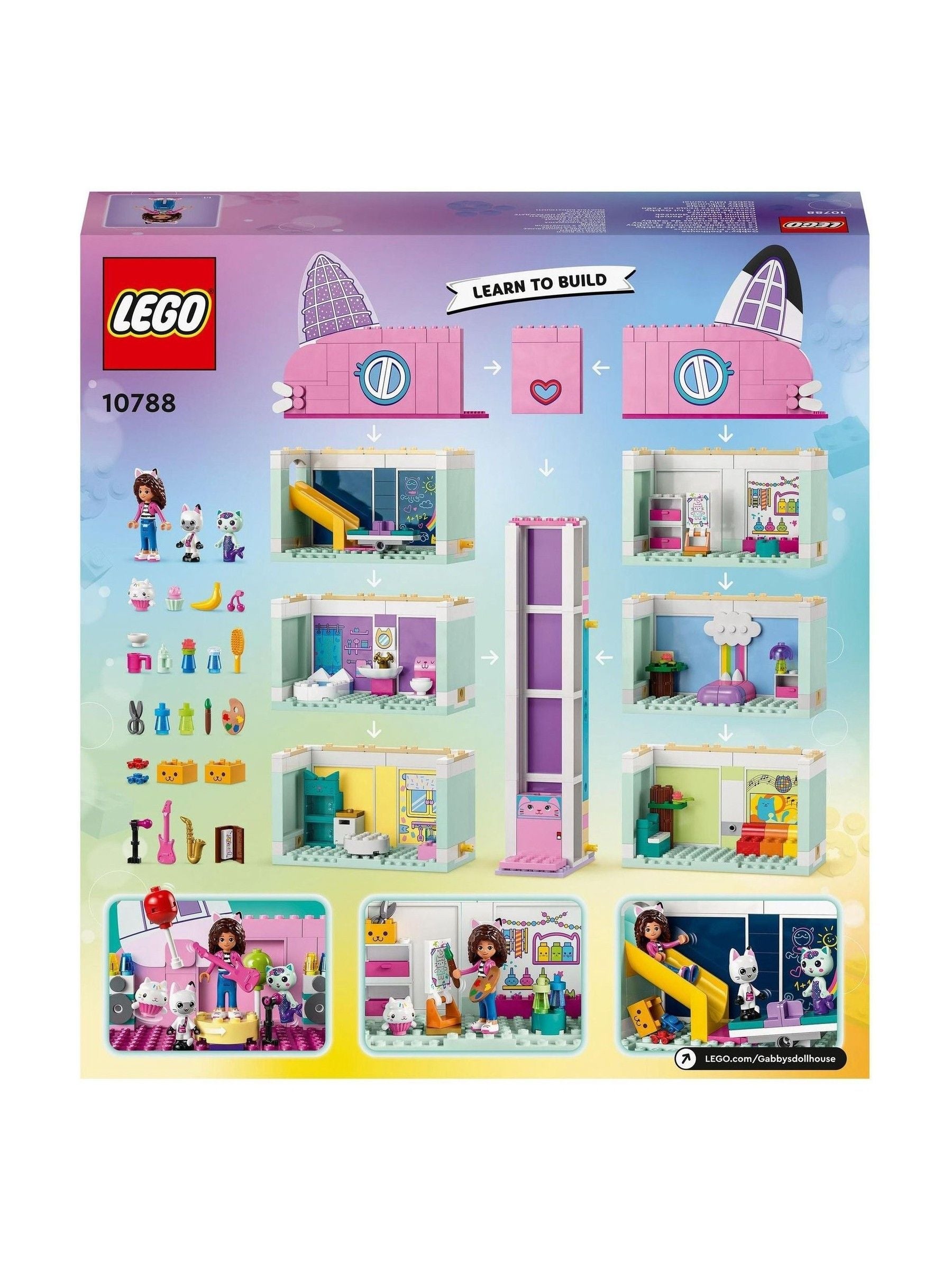 LEGO Gabby's Dollhouse playset 10788, UK version