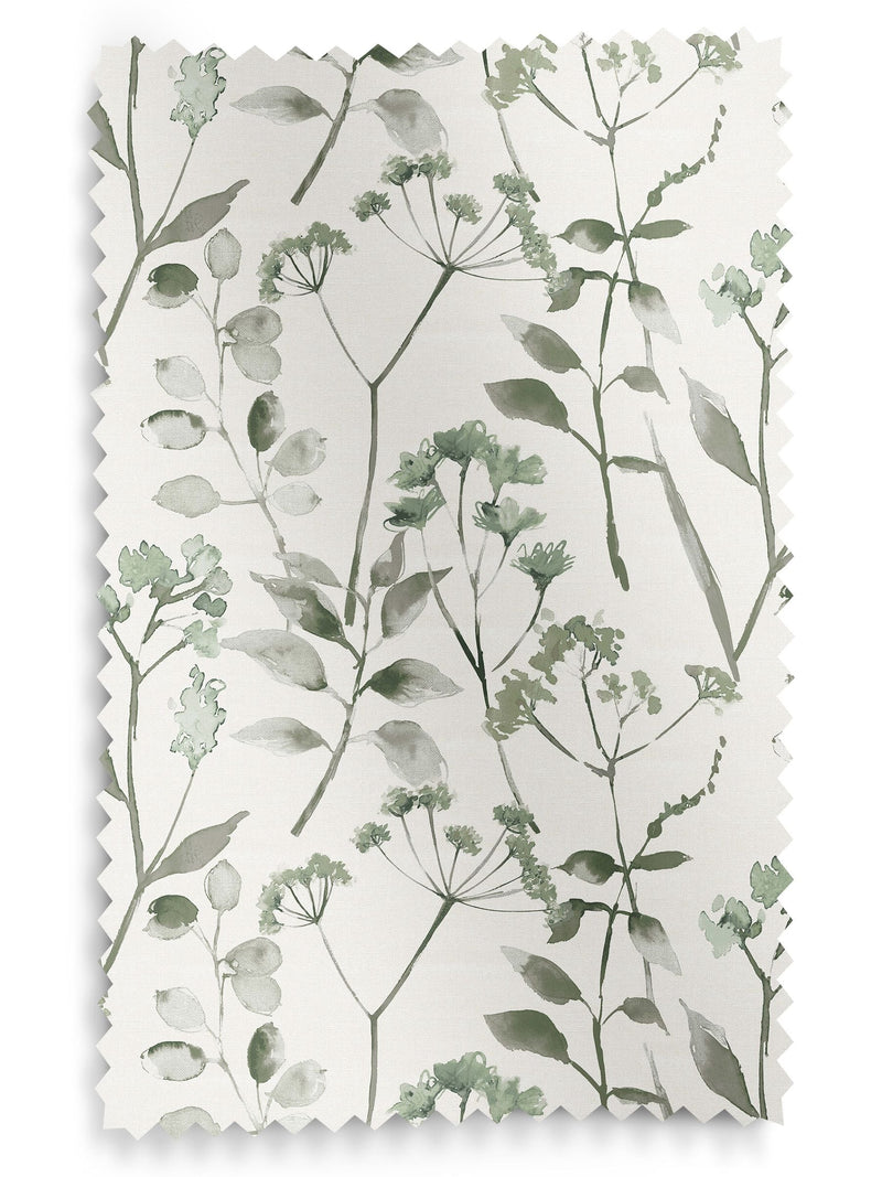 Next sage green Isla floral curtains - British product