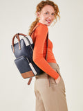 Accessorize Black Pocket Top Handle Backpack