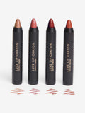 Luxe lip crayon set with four metallic shades (British brand)