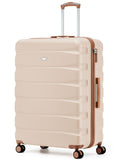 Flight Knight Ink Black 8 Wheel ABS Hard Case Suitcase 29 Inch