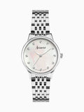 Accurist Ladies Silver Tone Dress Stainless Steel Bracelet 28mm Watch