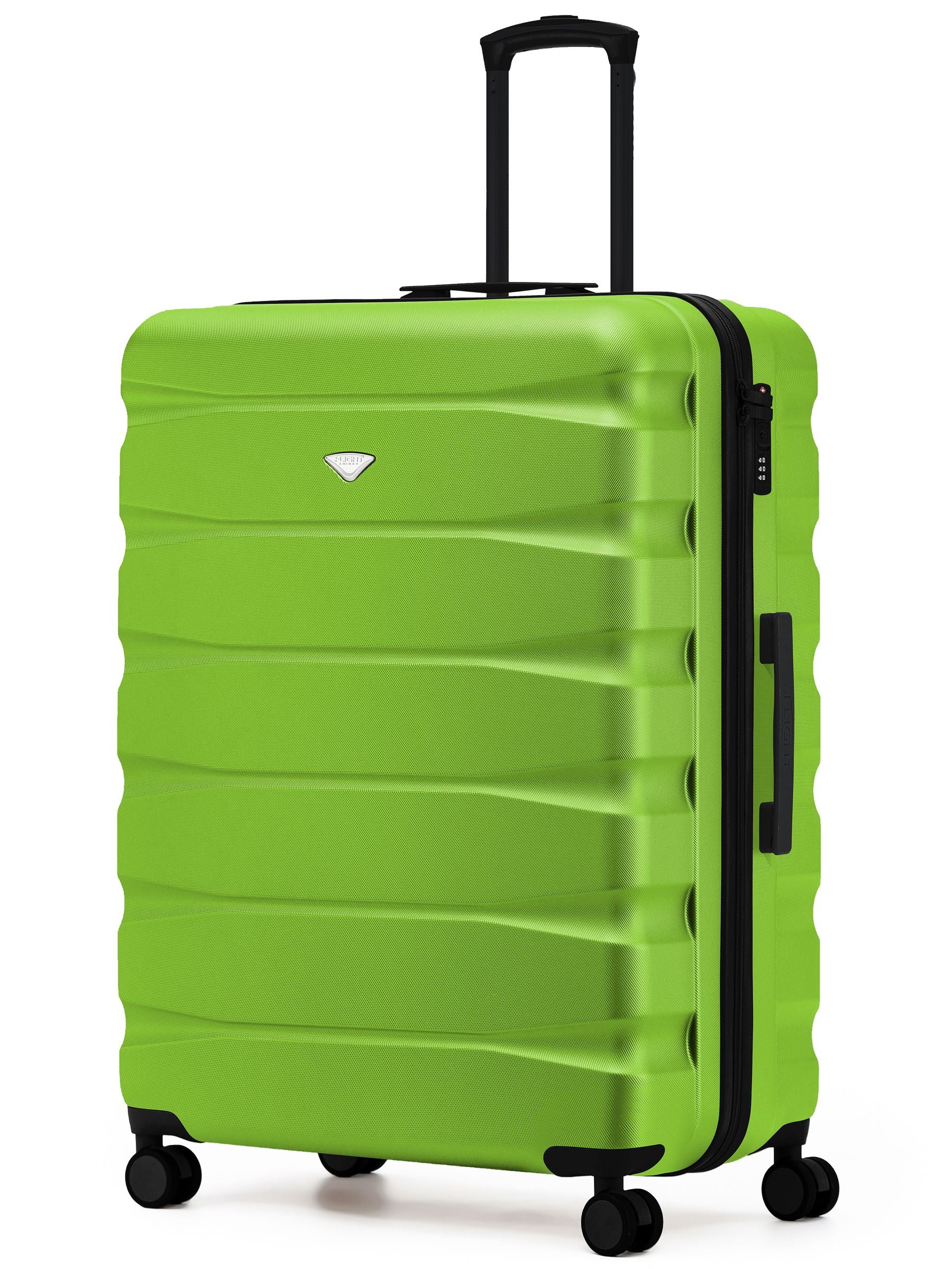 Flight Knight Ink Black 8 Wheel ABS Hard Case Suitcase 29 Inch