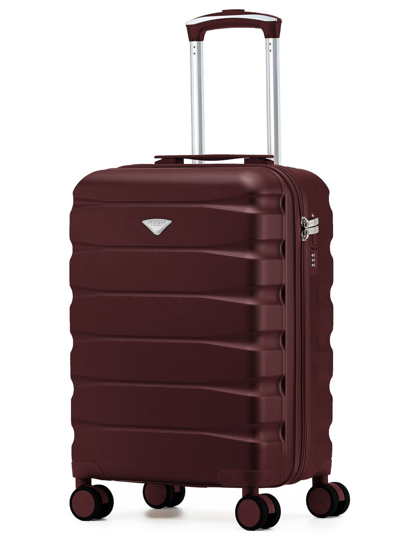 Flight Knight Dark Brown Hand Luggage Maximum Size for Air France & KLM Cabin Bag Overhead Carry on Approved