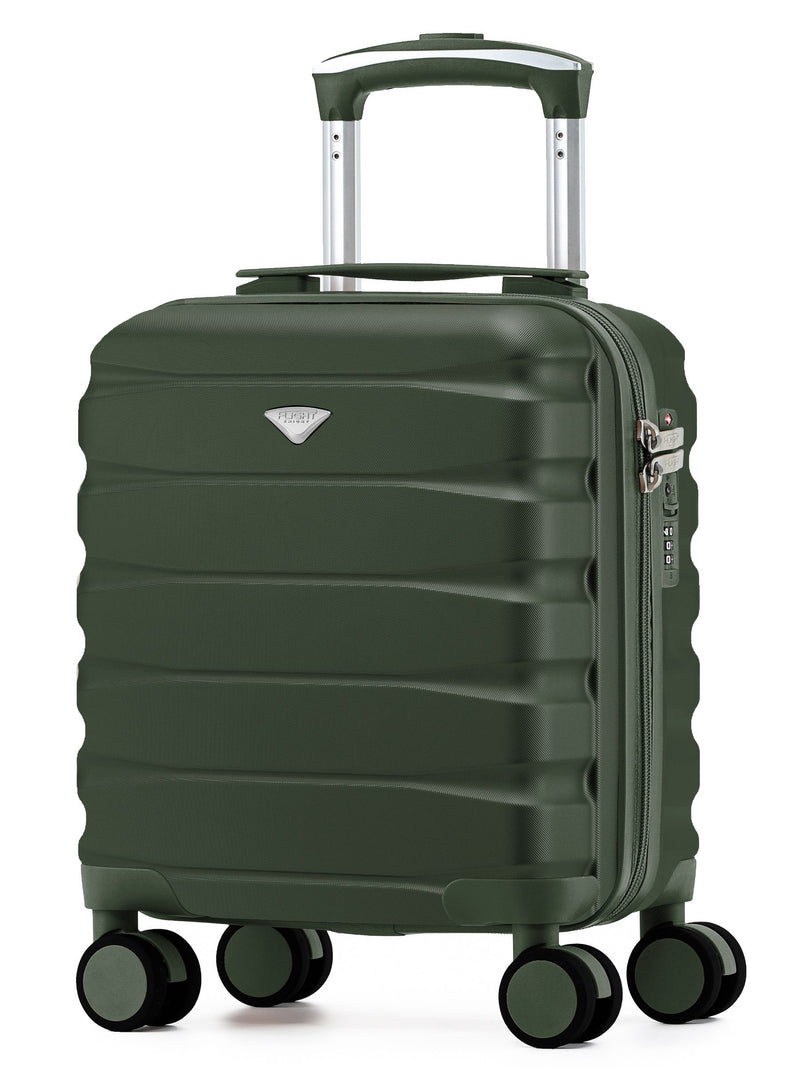 Flight Knight Green Hand Luggage Maximum Size Approved for Ryanair & Wizz Free Carry On Underseat Cabin Bag