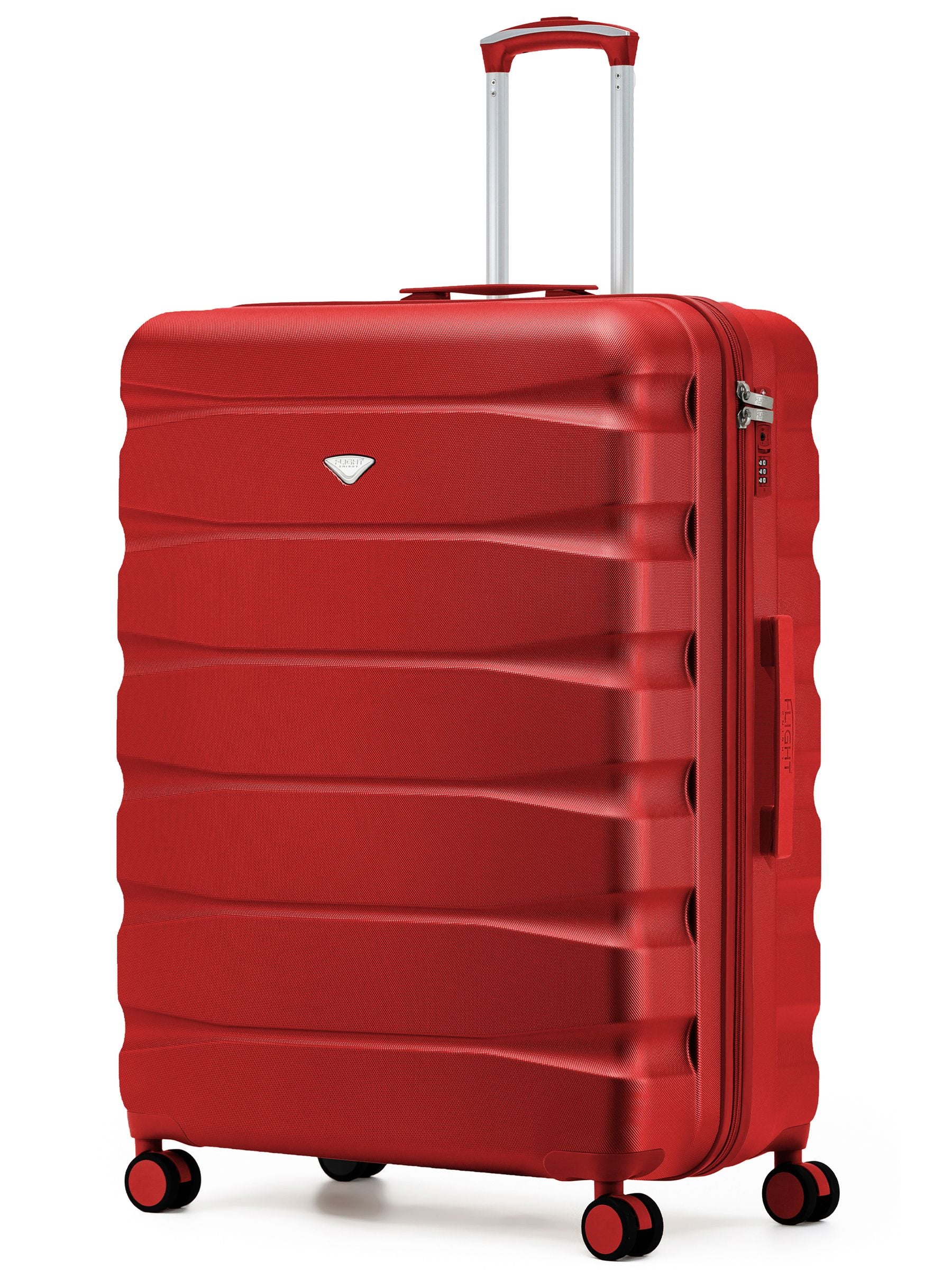 Flight Knight Ink Black 8 Wheel ABS Hard Case Suitcase 29 Inch