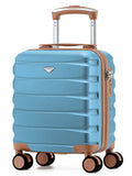 Flight Knight Sky Blue Hand Luggage Maximum Size Approved for Ryanair & Wizz Free Carry On Underseat Cabin Bag