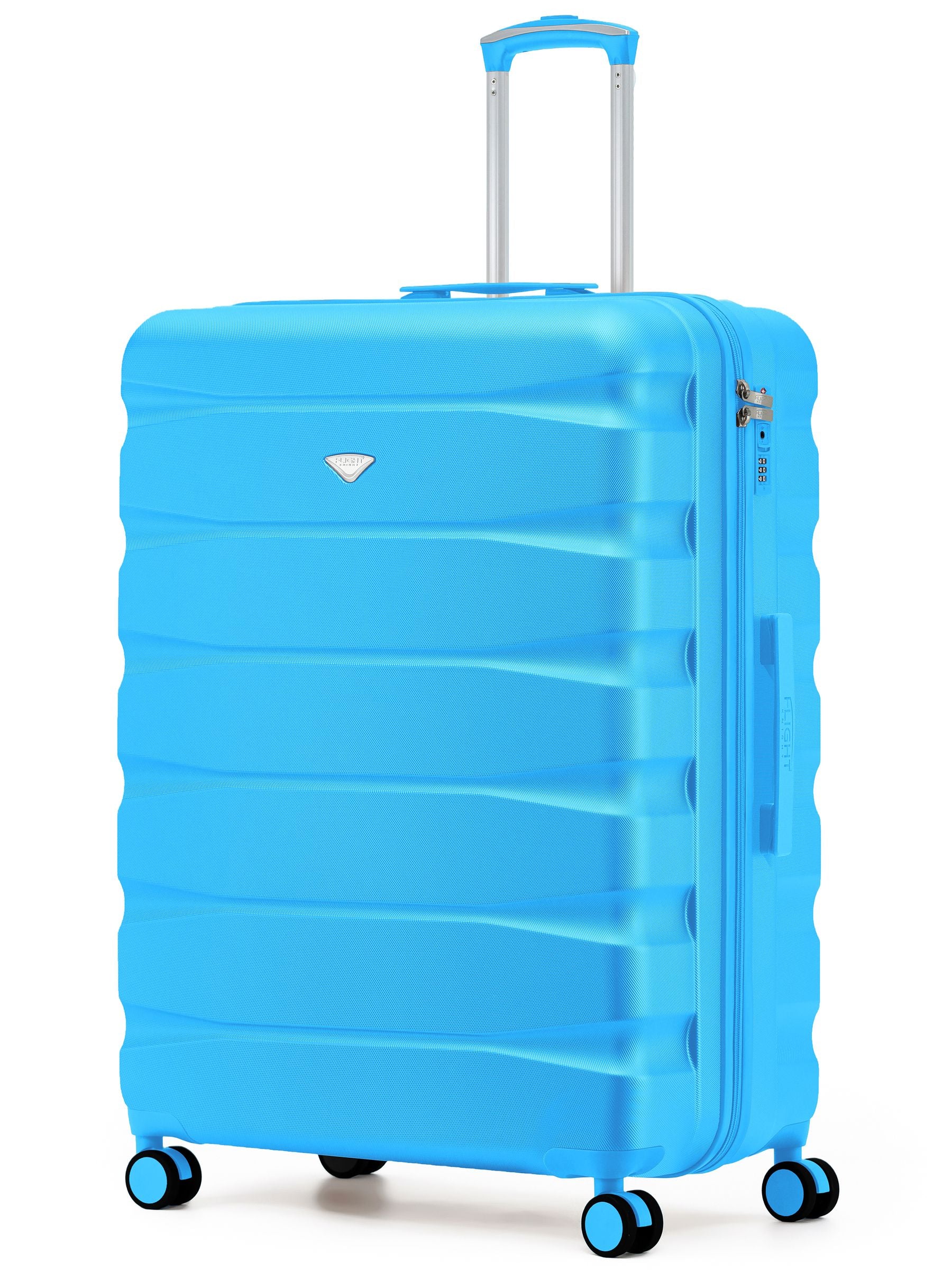 Flight Knight Ink Black 8 Wheel ABS Hard Case Suitcase 29 Inch