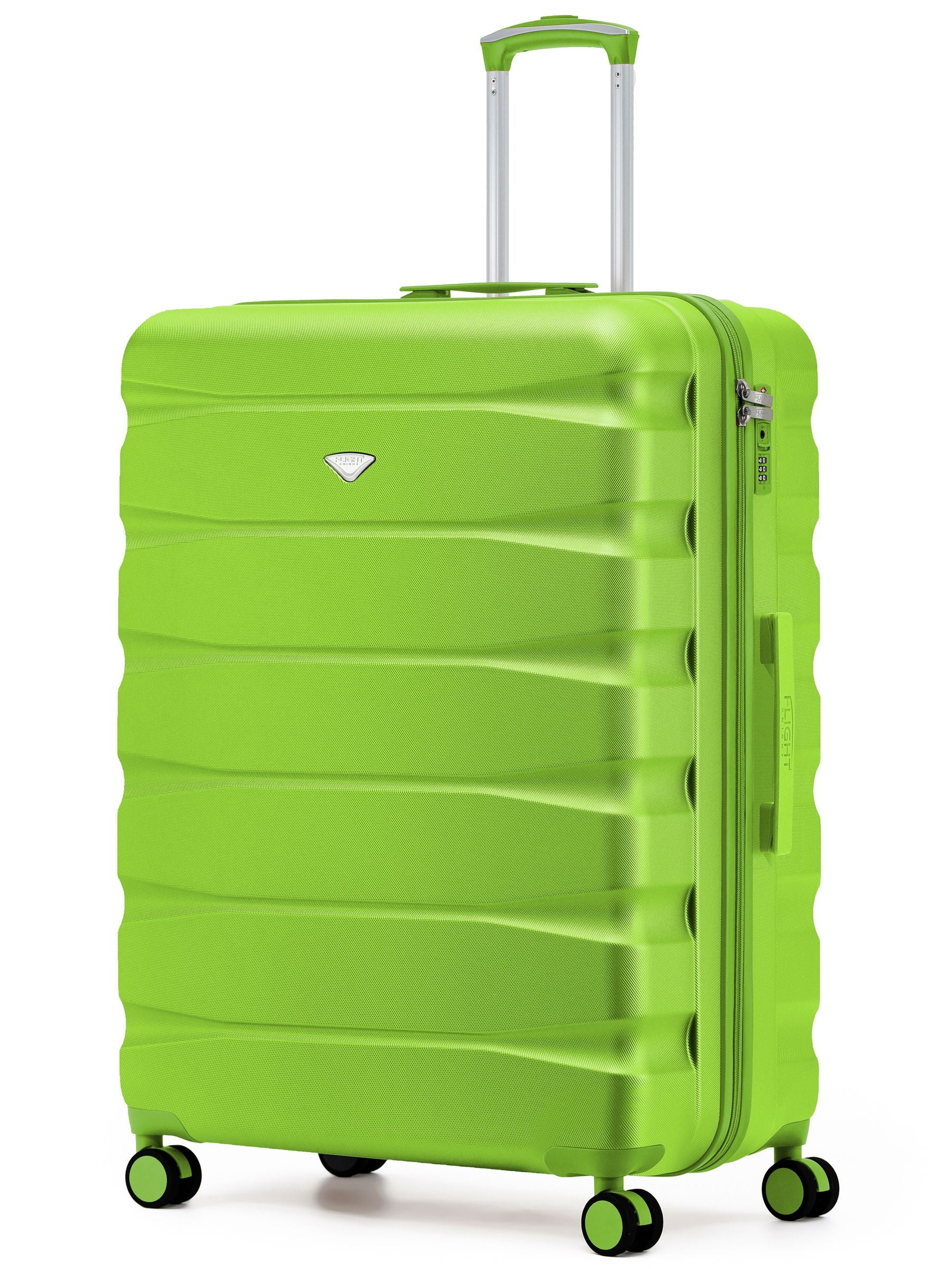 Flight Knight Ink Black 8 Wheel ABS Hard Case Suitcase 29 Inch