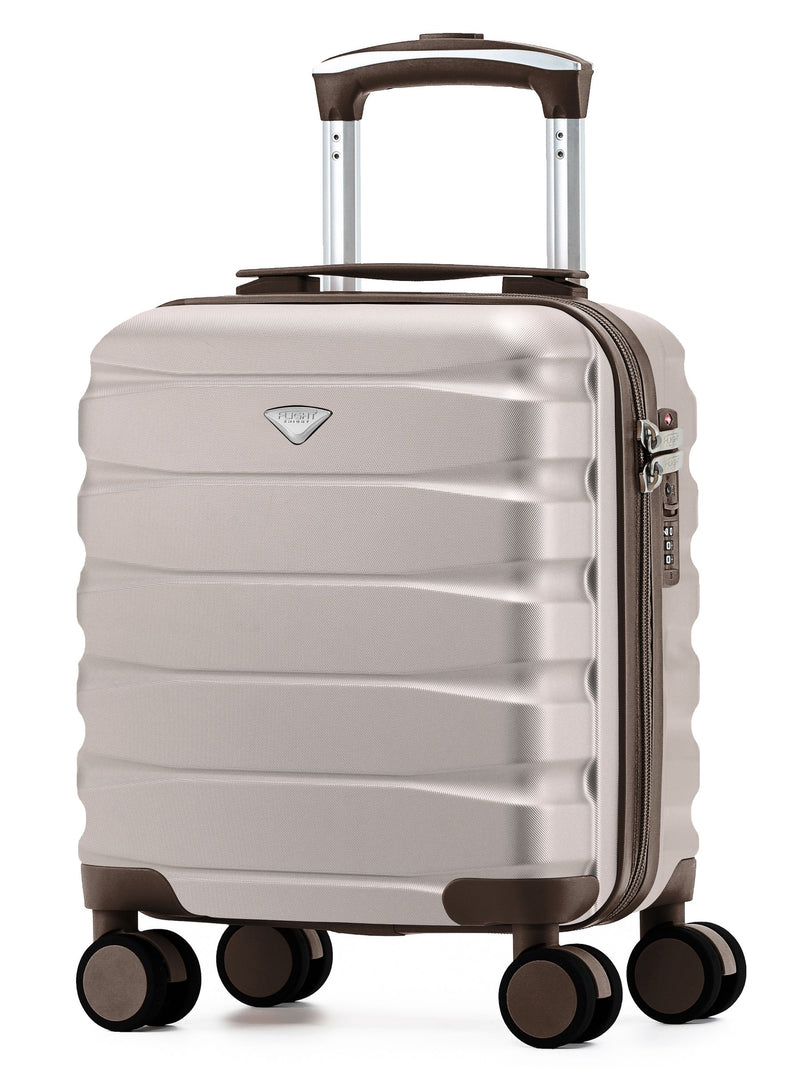 Flight Knight Metallic Hand Luggage Maximum Size Approved for Ryanair & Wizz Free Carry On Underseat Cabin Bag