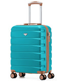 Flight Knight Teal Blue Hand Luggage Maximum Size for Ryanair (Priority) Cabin Bag Overhead Carry On TUI Approved