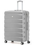 Flight Knight Ink Black 8 Wheel ABS Hard Case Suitcase 29 Inch