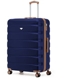Flight Knight Ink Black 8 Wheel ABS Hard Case Suitcase 29 Inch