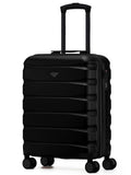 Flight Knight Black Ground Hand Luggage Maximum Size for Ryanair (Priority) Cabin Bag Overhead Carry On TUI Approved