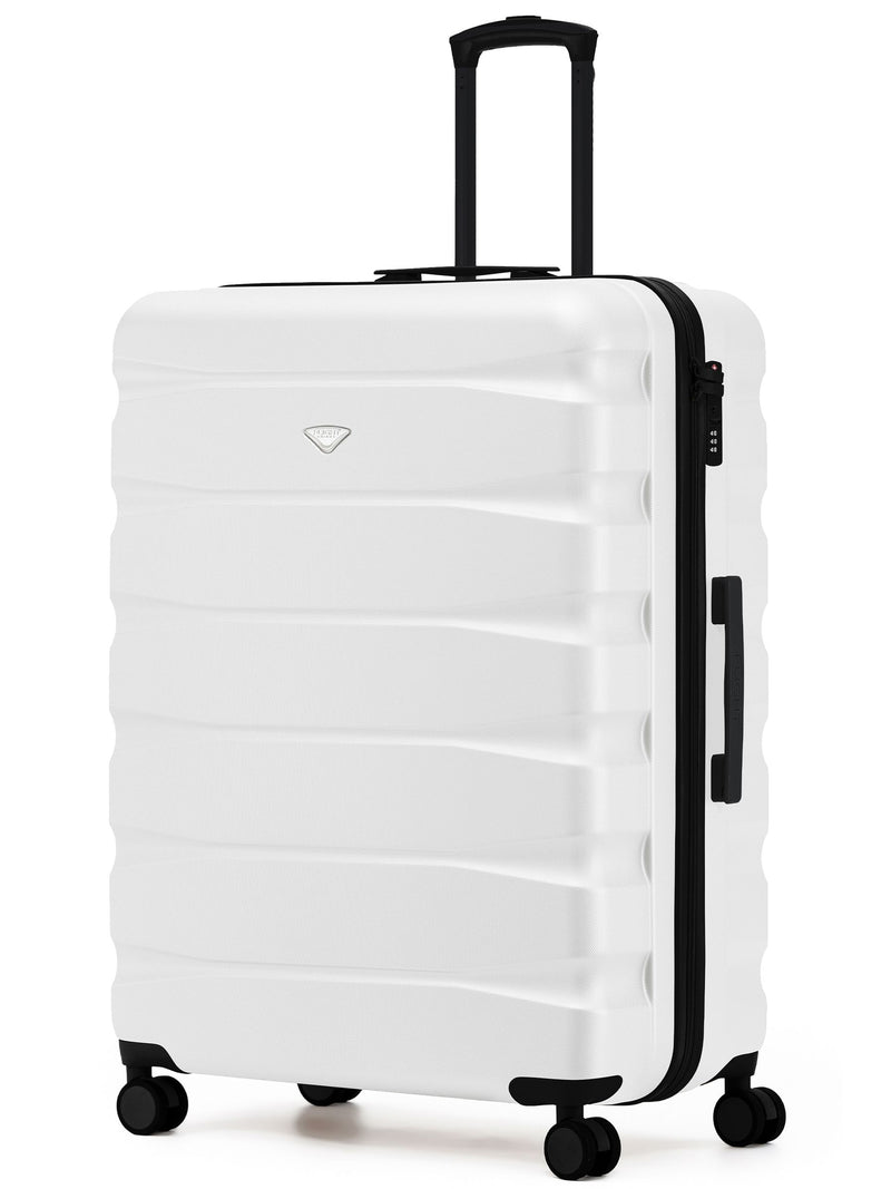 Flight Knight Ink Black 8 Wheel ABS Hard Case Suitcase 29 Inch