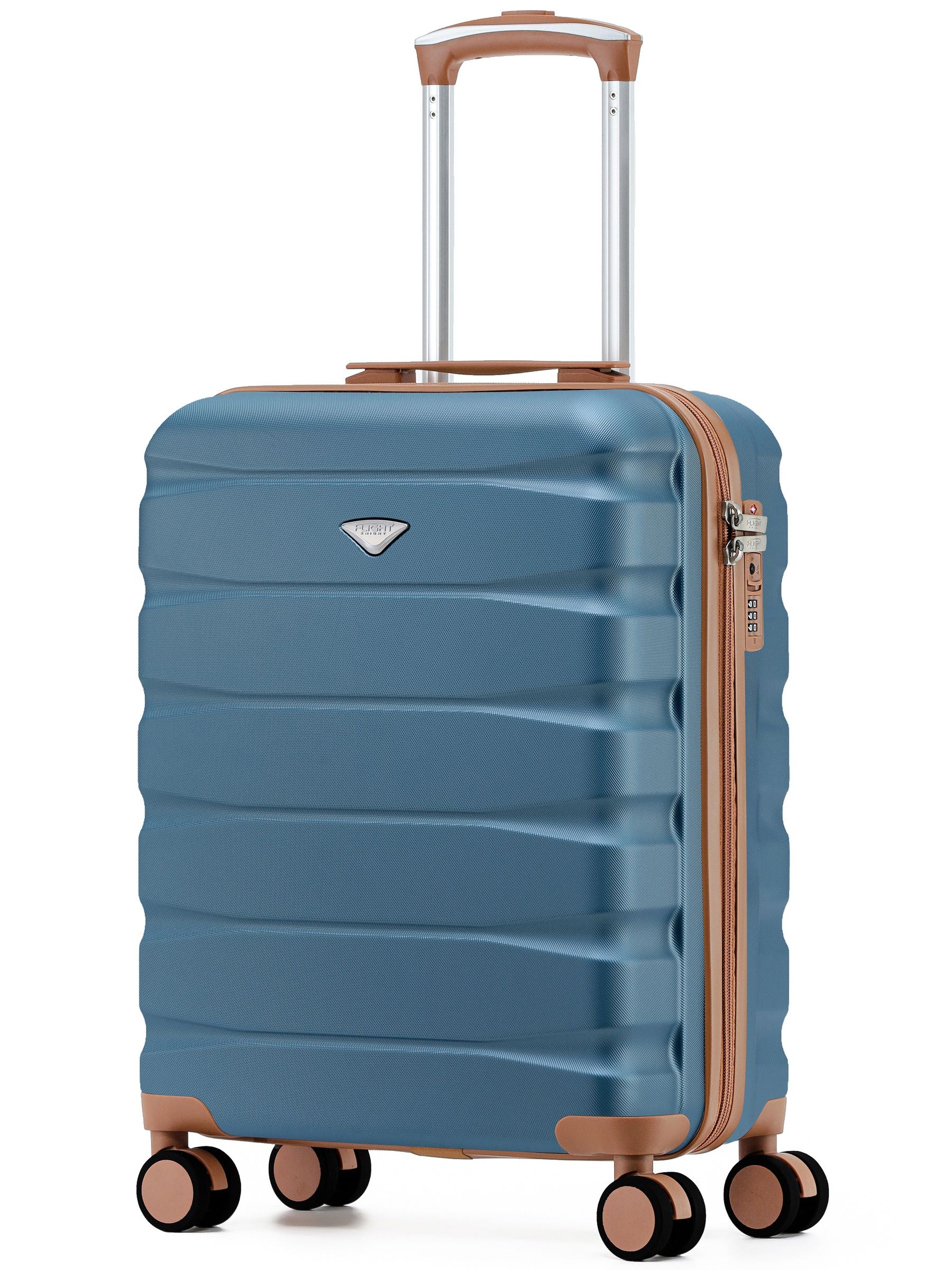 Flight Knight Cobalt Blue Hand Luggage Maximum Size for Ryanair (Priority) Cabin Bag Overhead Carry On TUI Approved