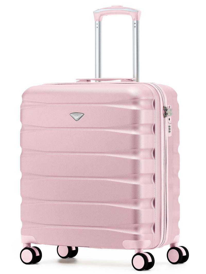 Flight Knight Bright Pink Cabin Travel Suitcase
