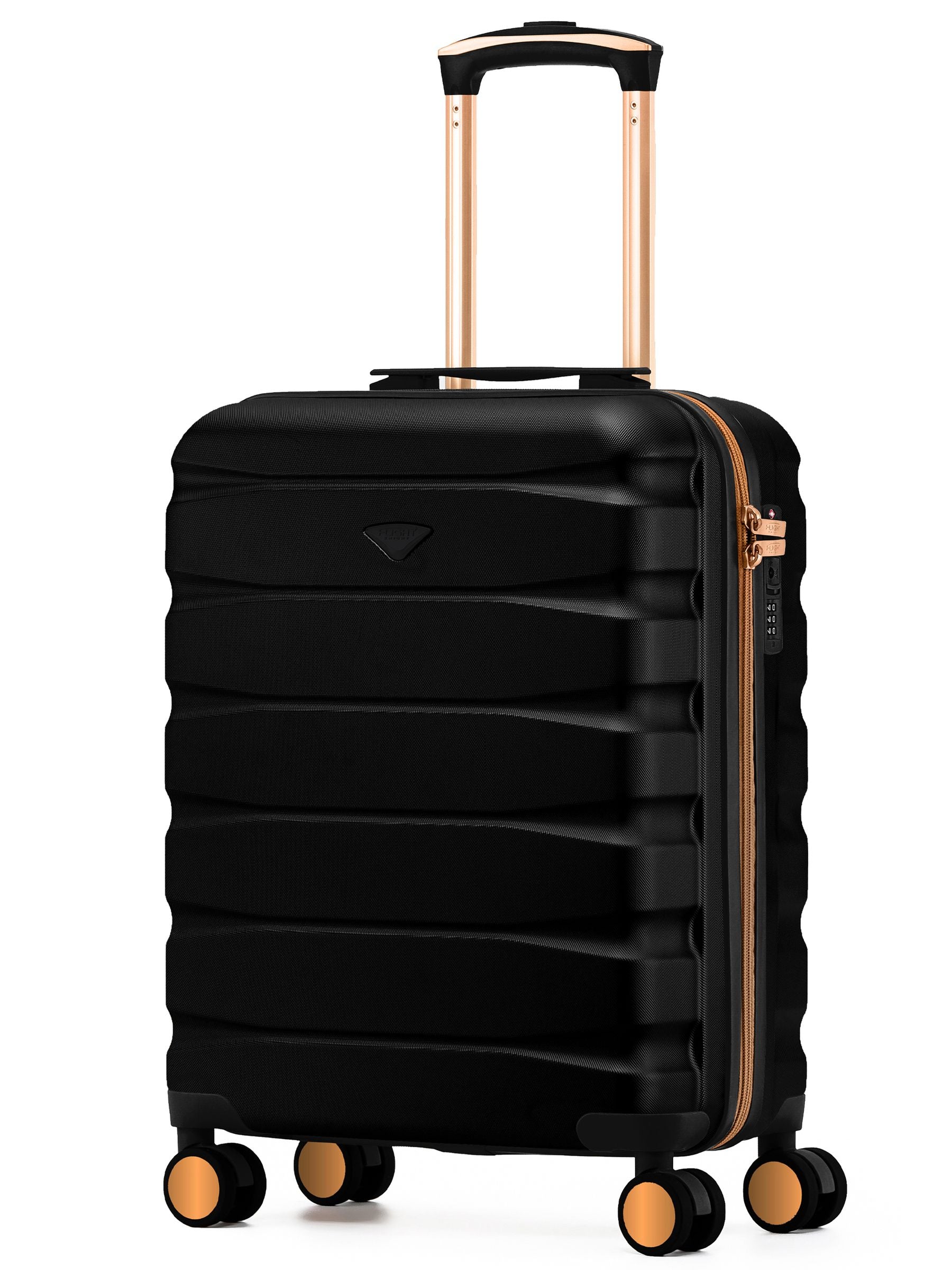 Flight Knight Black Hand Luggage Maximum Size for Ryanair (Priority) Cabin Bag Overhead Carry On TUI Approved