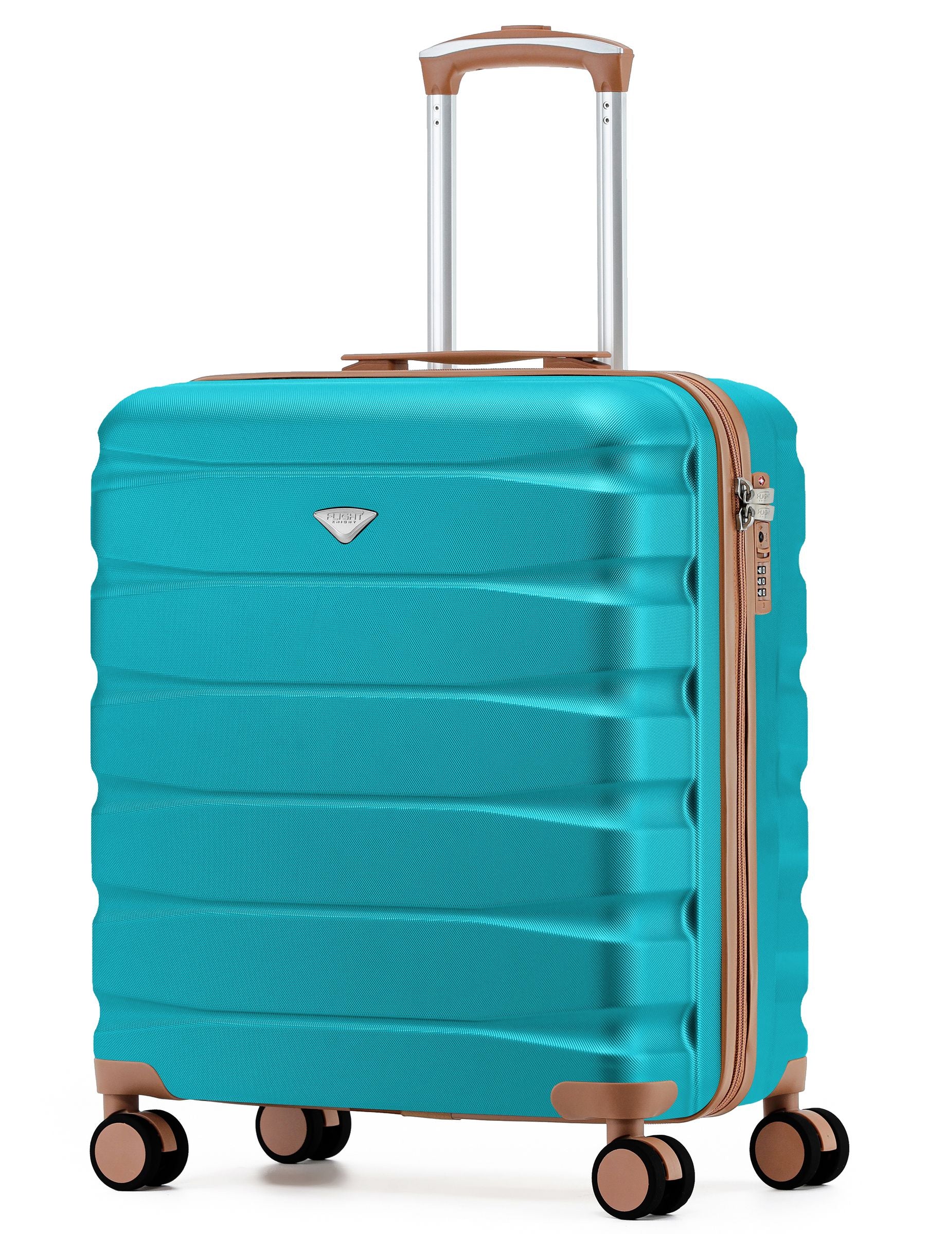 Flight Knight Bright Pink Cabin Travel Suitcase
