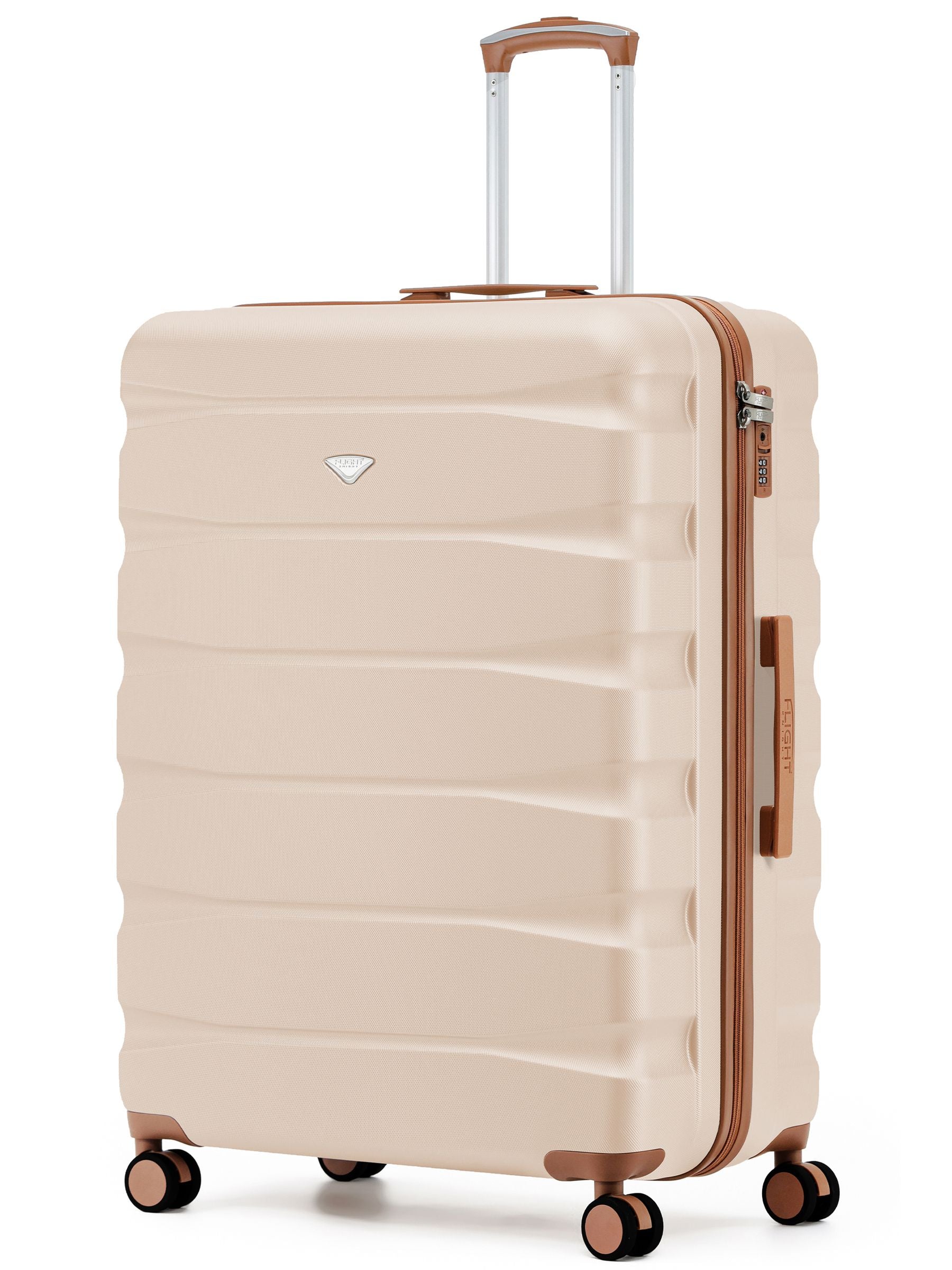 Flight Knight Pastel Cream luggage set 45x36x20cm, imported from the UK