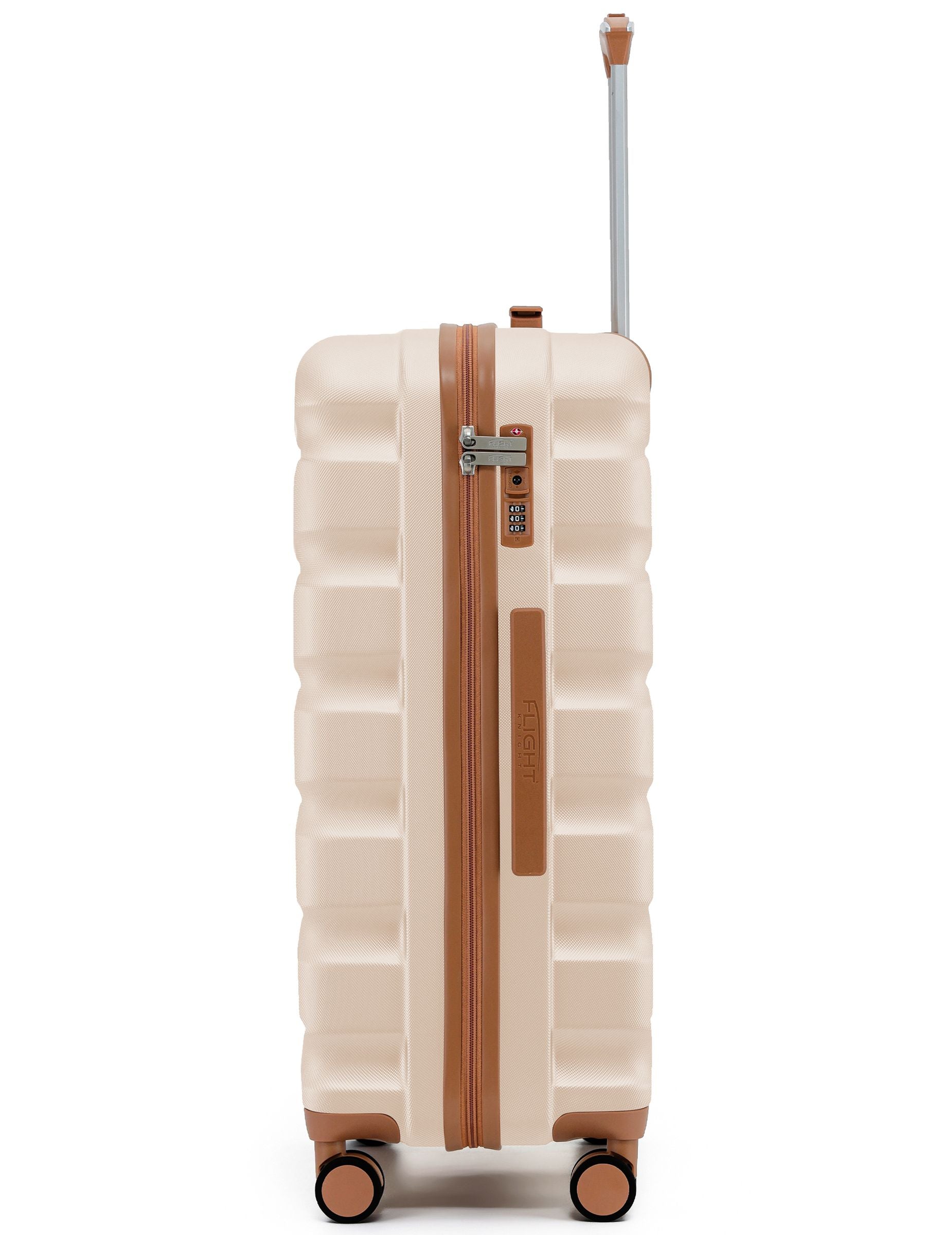 Flight Knight Pastel Cream luggage set 45x36x20cm, imported from the UK