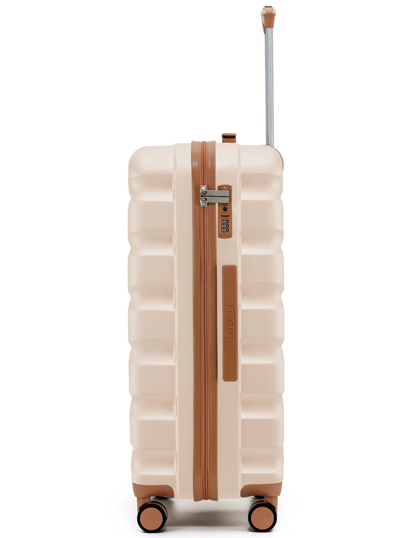 Flight Knight Pastel Cream luggage set 45x36x20cm, imported from the UK